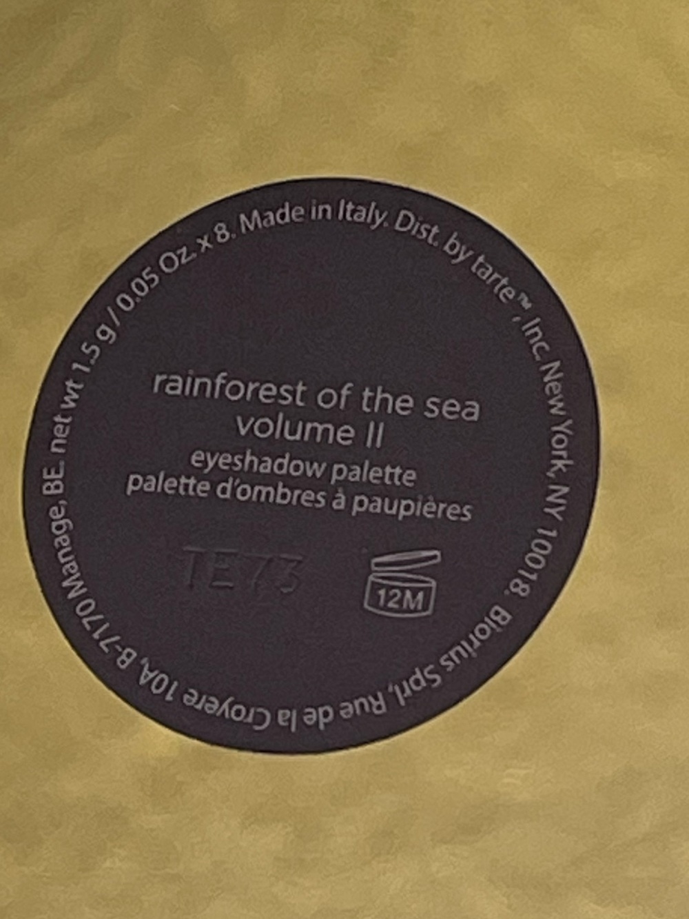 TARTE Rainforest of the Sea Vol II Eye Shadow Palette New - Picture 5 of 8